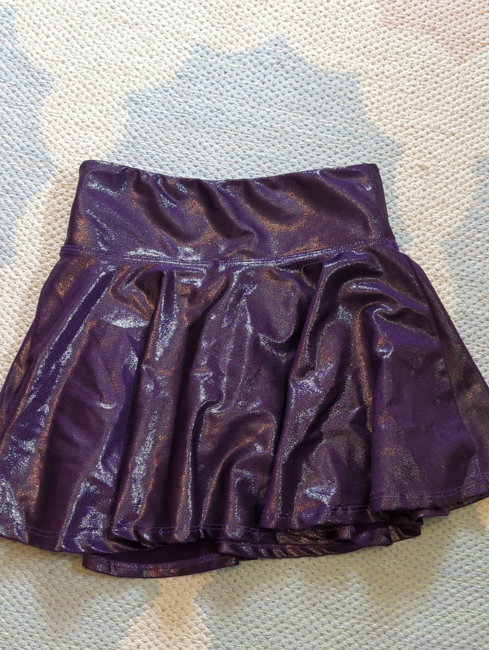 Shimmering Purple Girls's Skater Skort